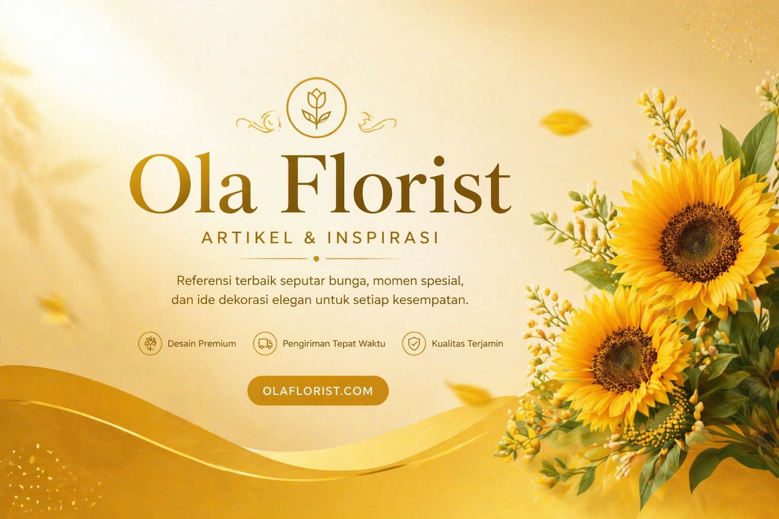 Kenali ciri florist bunga papan terpercaya dengan layout rapi, approval cepat, dan pengiriman terjadwal